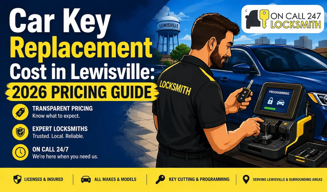 Car Key Replacement Cost in Lewisville: 2026 Pricing Guide
